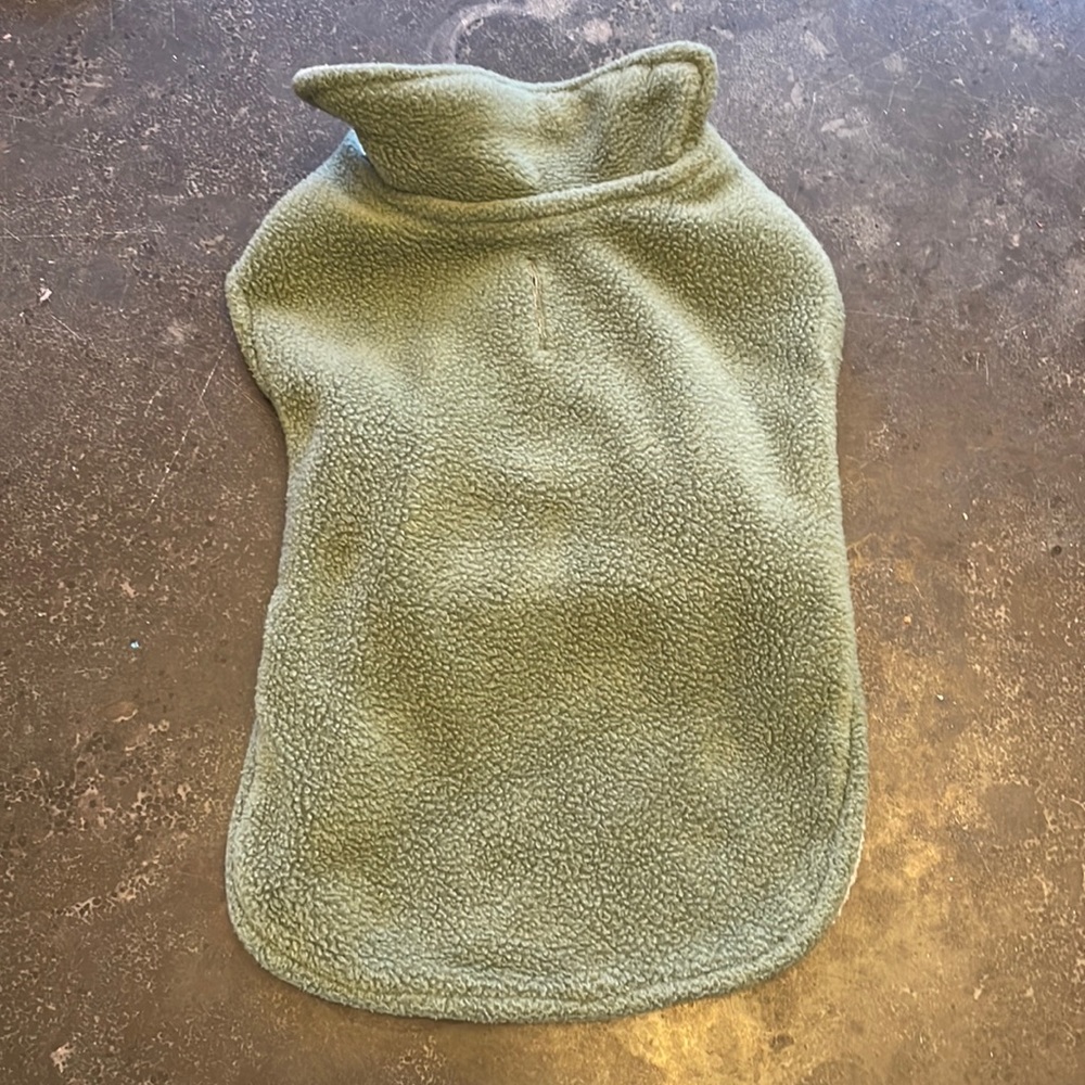 Small Dog Coat Moss Green